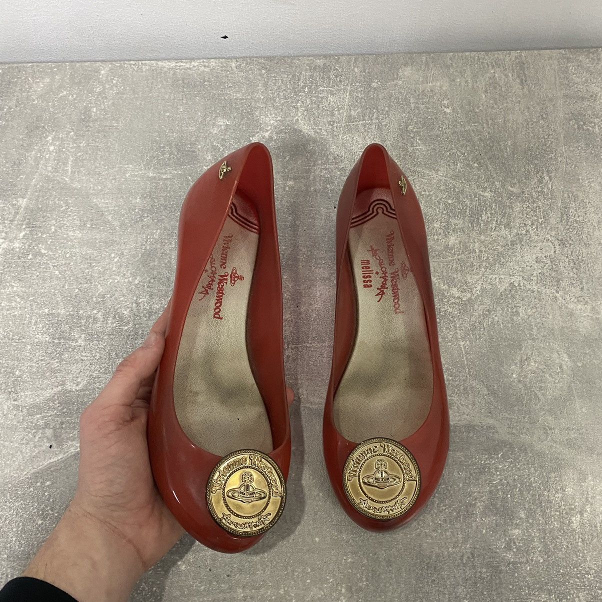 Melissa × Vivienne Westwood Vintage Vivienne Westwood Melissa Ballet Flats Anglomania Size US 7 / IT 37 - 1 Thumbnail