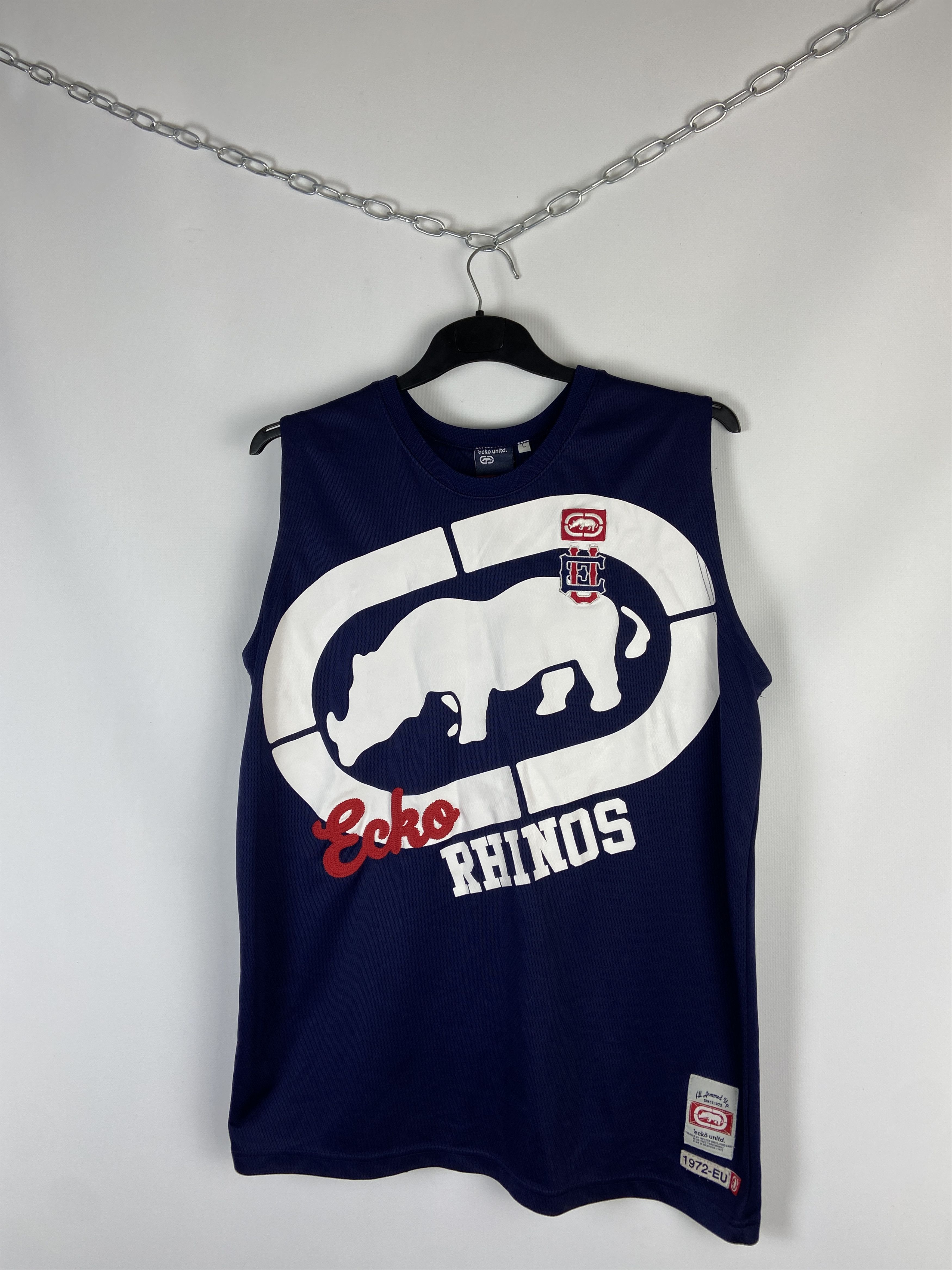 Ecko Unltd. Beautiful T-Shirt Ecko Unltd Big Print Jersey Blokecore Y2K Size US L / EU 52-54 / 3 - 3 Thumbnail