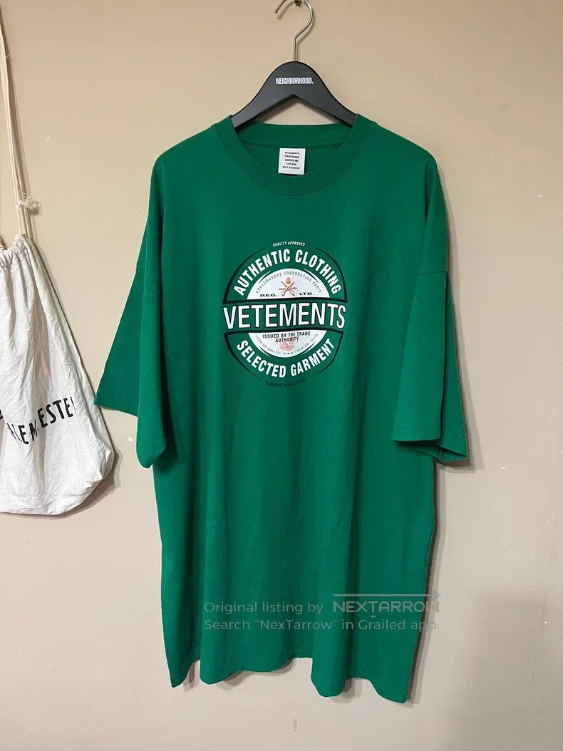 Vetements Vetements Heineken Short Sleeve Size US XS / EU 42 / 0 - 1 Thumbnail