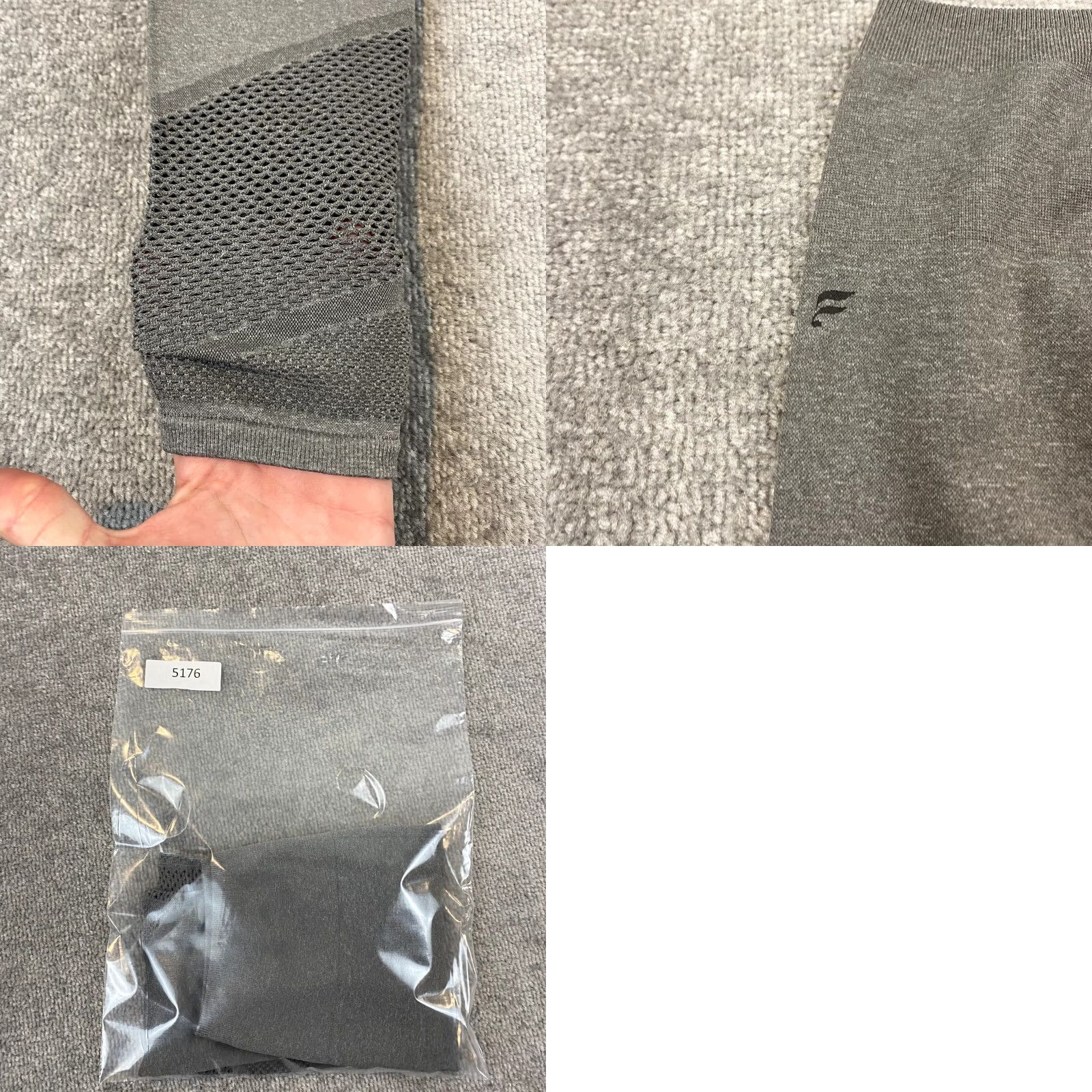 Fabletics Fabletics Leggings Womens XS/S Gray Capris Cropped 20" Pure Luxe Gym Yoga Pants Size 28" / US 6 / IT 42 - 8 Thumbnail