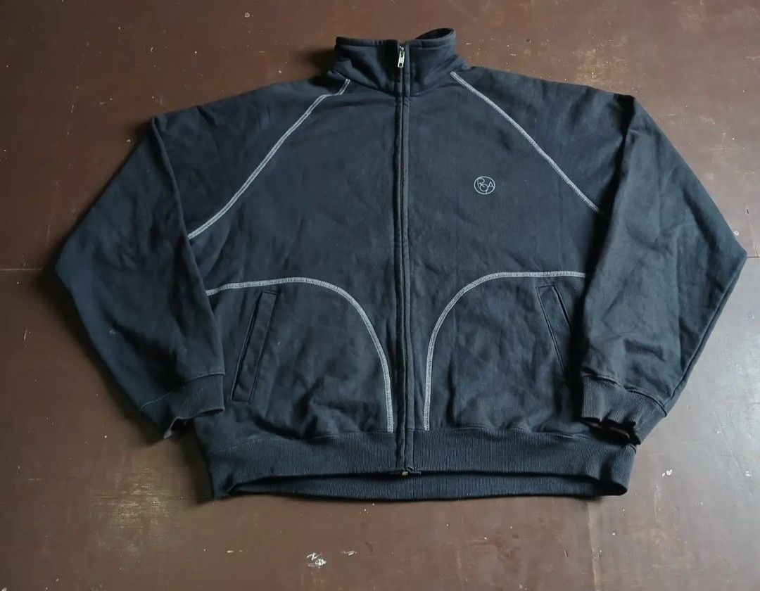image of Roa Hiking Track Jacket in Black, Men's (Size Large)