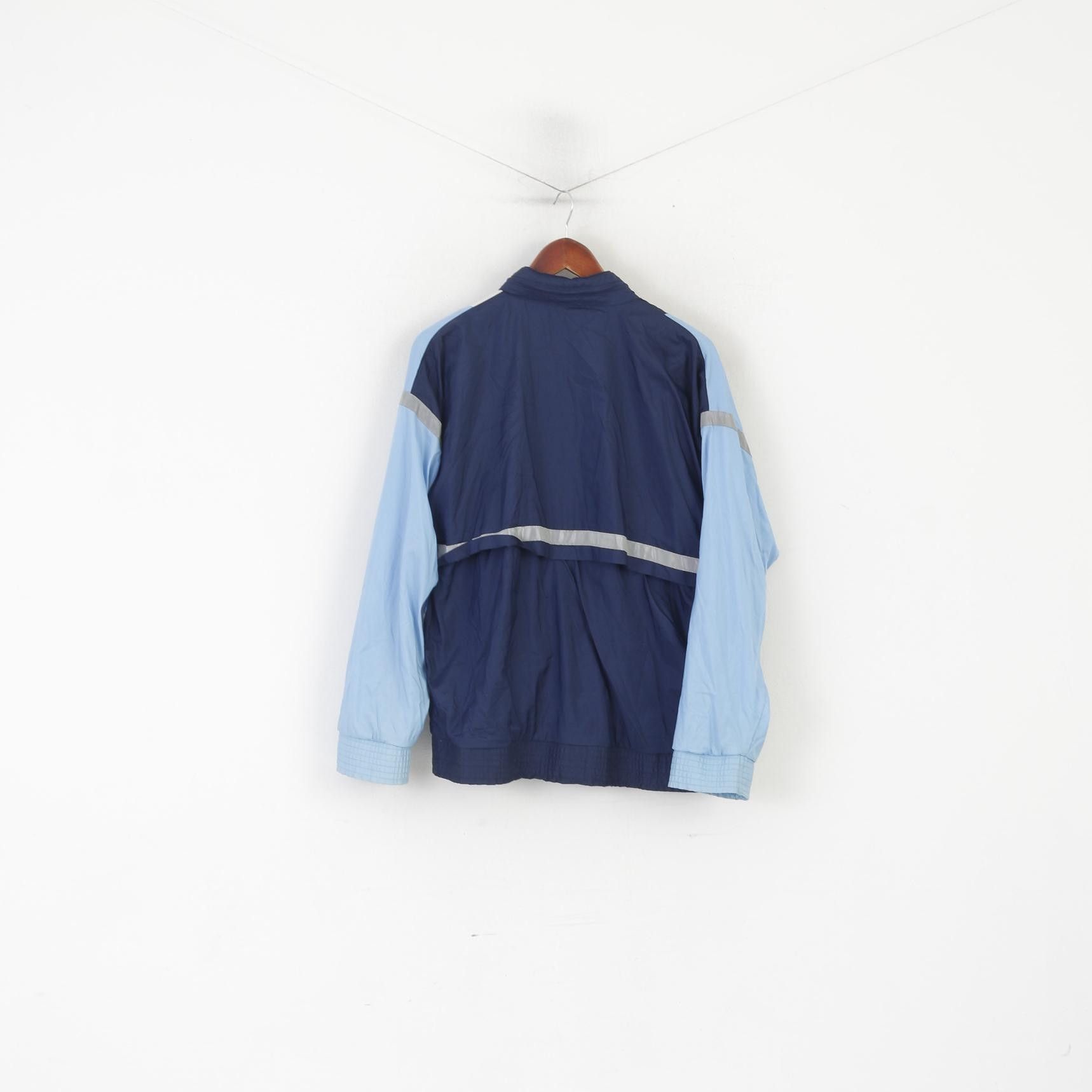 Adidas Adidas Men 174 M Jacket Blue Nylon Reflective 8133 Size US M / EU 48-50 / 2 - 8 Thumbnail