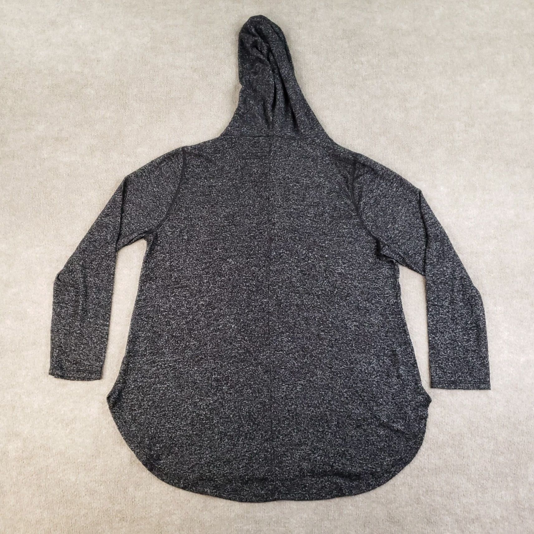 Vintage Lane Bryant Hoodie Womens Size 14 Dark Gray Hooded Pullover Lightweight Stretch Shirt? Size XL / US 12-14 / IT 48-50 - 7 Thumbnail