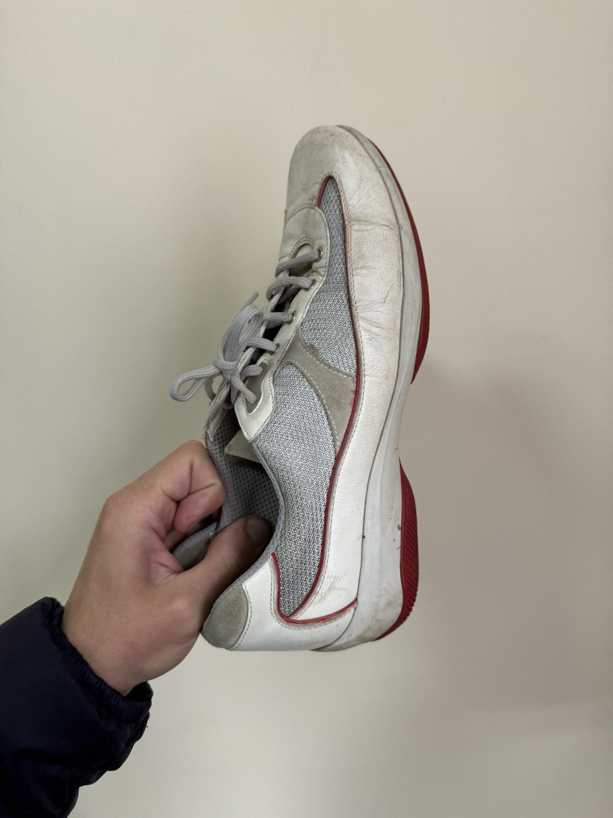 Prada Prada Vintage Leather Dirty Sneakers Size US 7 / EU 40 - 7 Thumbnail
