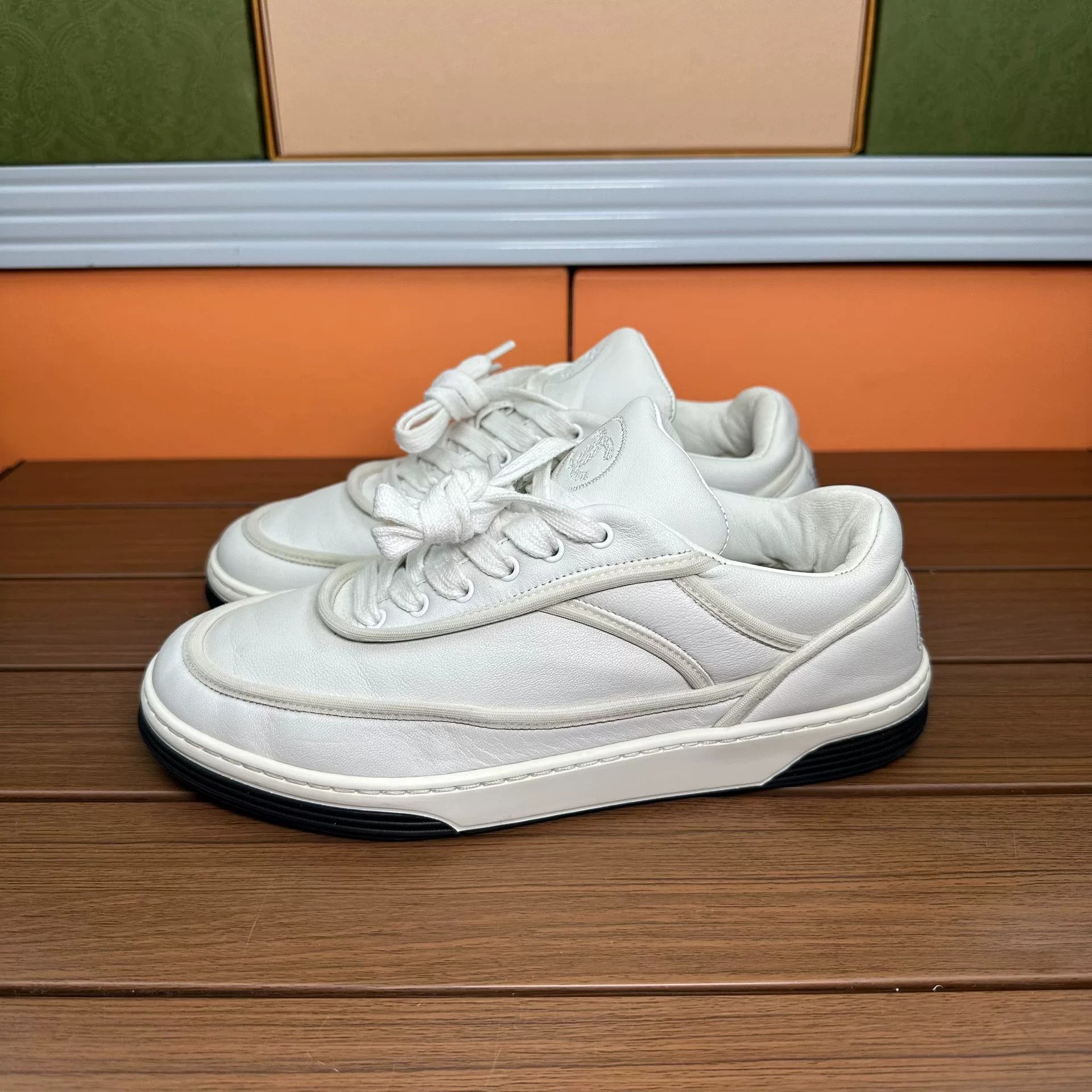 Chanel Chanel White Lowtop Sneakers it_36 Women Size US 6 / IT 36 - 1 Thumbnail