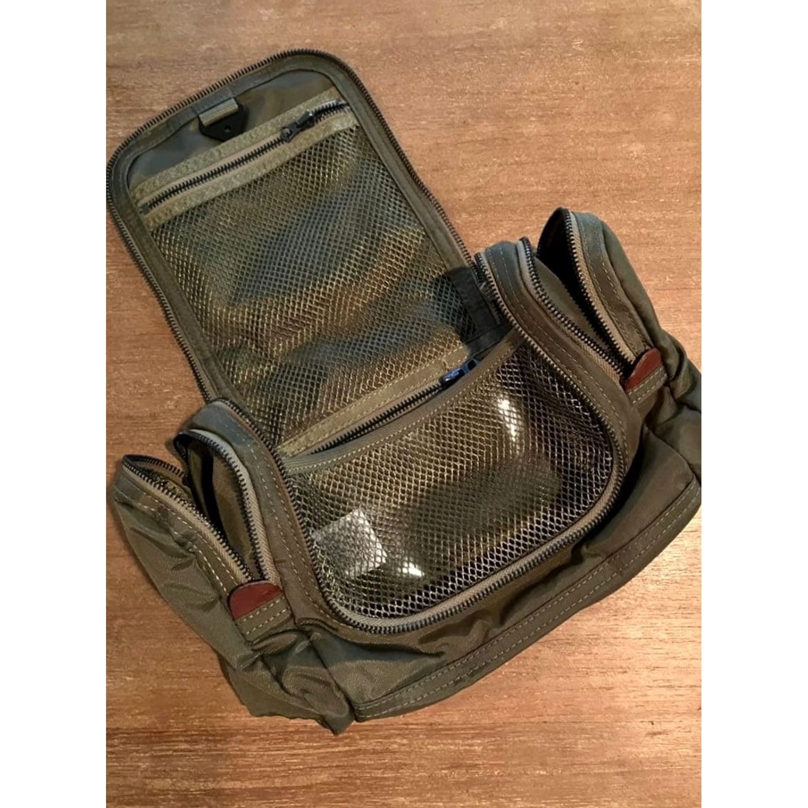 Ralph Lauren RRL Ralph Lauren Canvas Travel Pouch Dopp Kit Toiletry Bag Men Green Nylon Used Size ONE SIZE - 5 Thumbnail