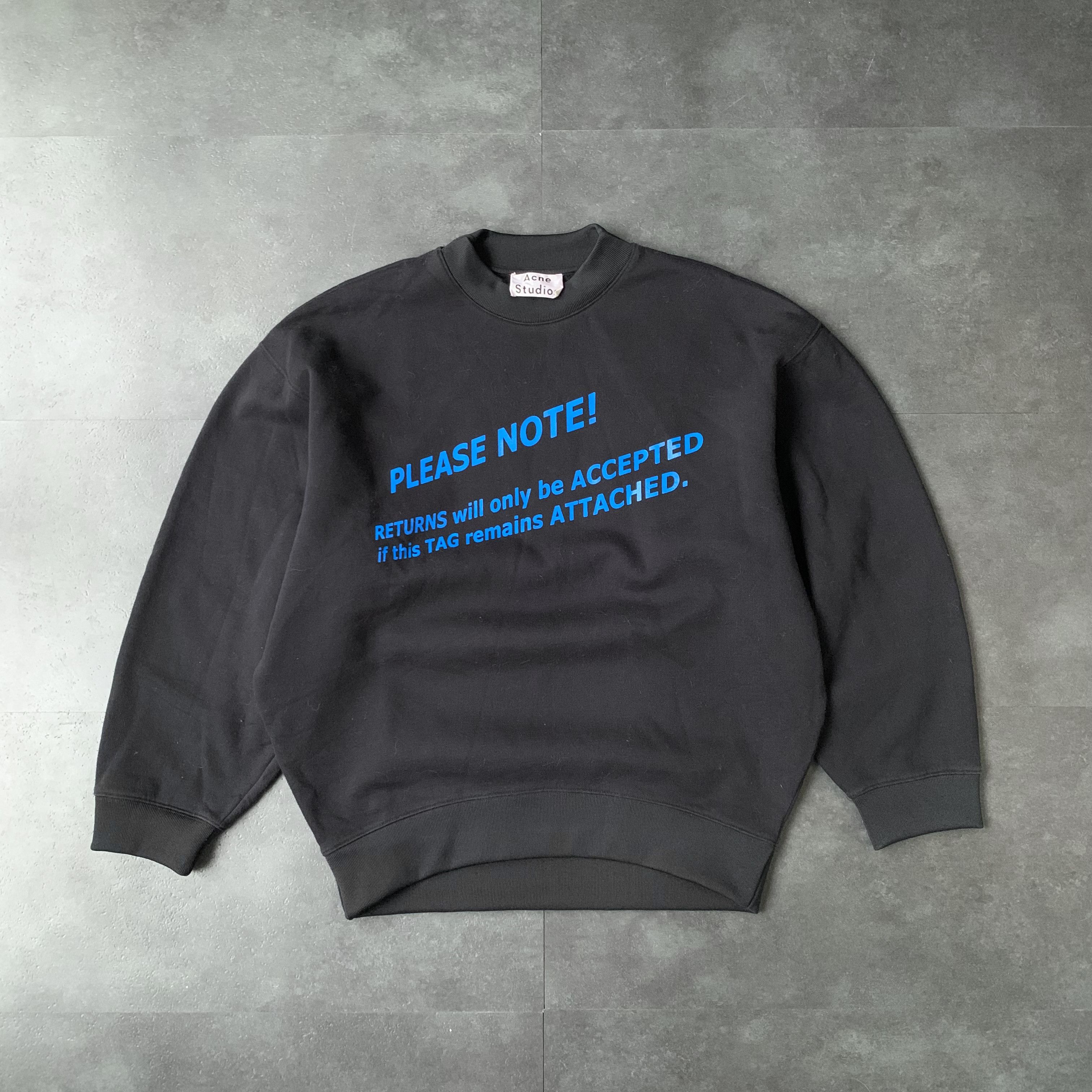 Acne Studios Acne Studios AW15 'Please Note' Sweatshirt Size US L / EU 52-54 / 3 - 1 Thumbnail