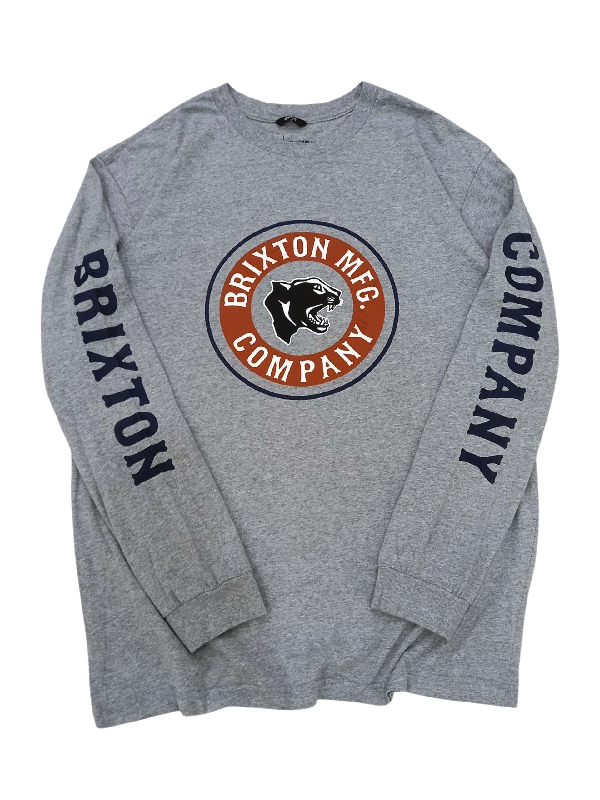 Brixton Brixton Black Panther Big Logo LS Tee Size US L / EU 52-54 / 3 - 1 Thumbnail