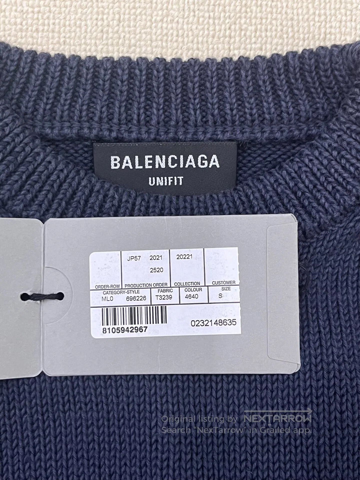 Balenciaga Balenciaga SS22 Logo Crewneck Sweater. Size US S / EU 44-46 / 1 - 4 Thumbnail