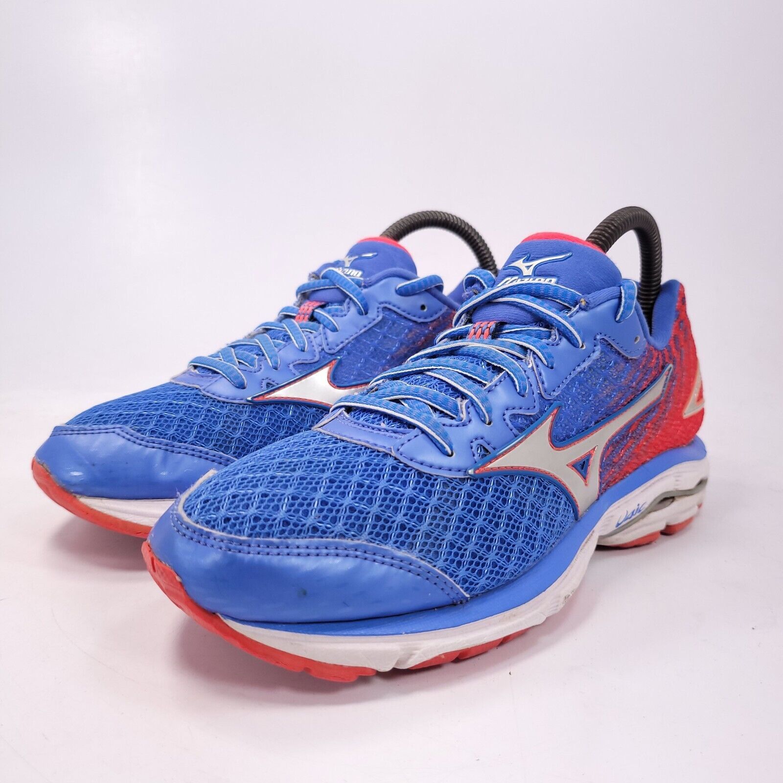 Mizuno Mizuno Wave Rider 19 Shoe Womens Size 7 JiGD160301 Blue Red Grailed