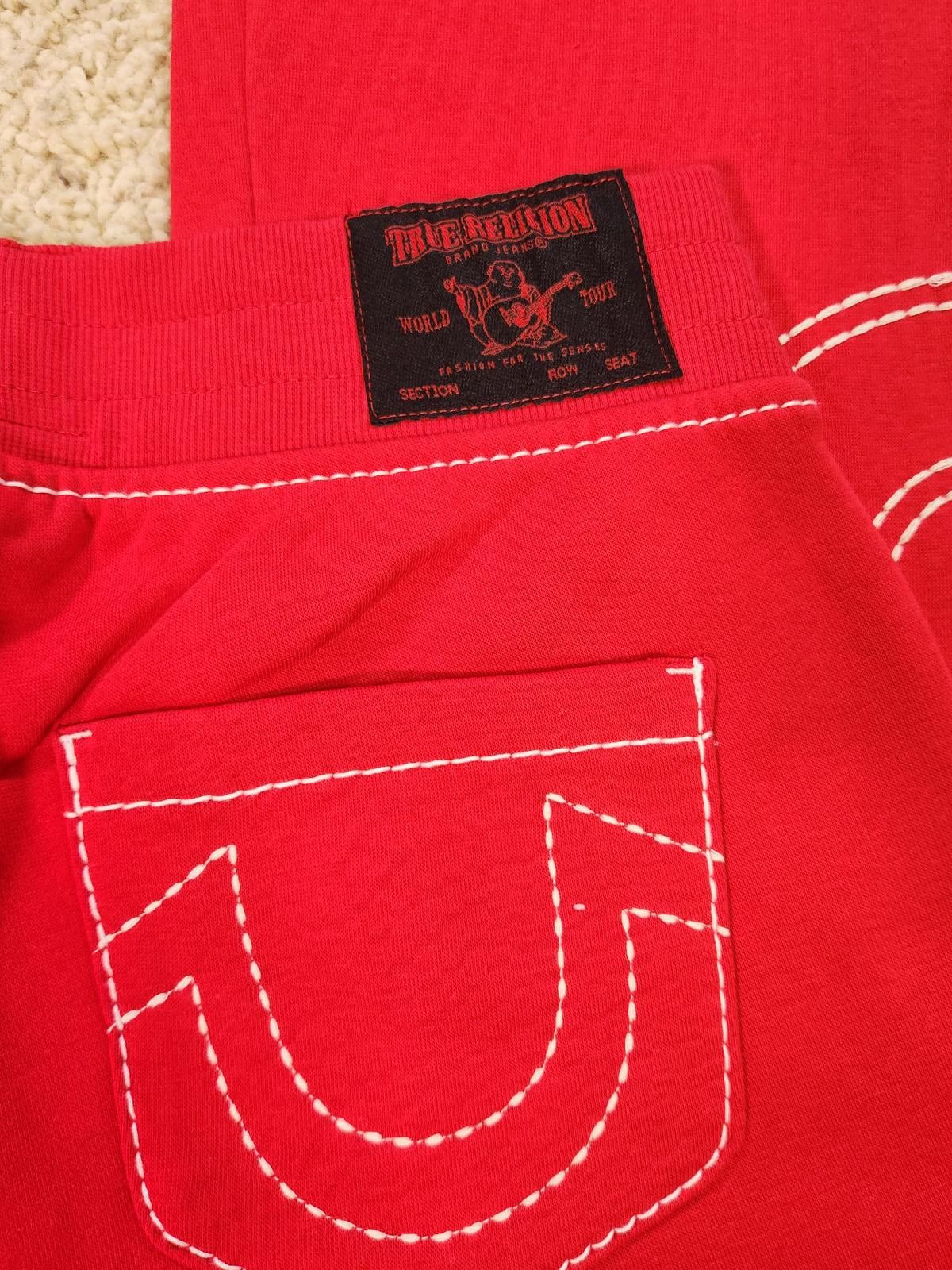 True Religion NEW True Religion Pull-On Flare Jeans Red Anniversary Medium Size 32" / US 10 / IT 46 - 2 Thumbnail