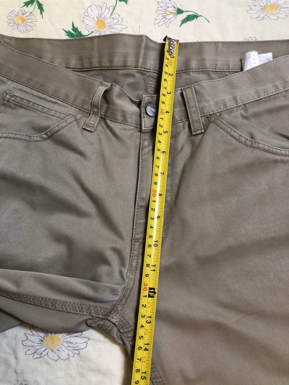 Carhartt Carhartt Double Knee Khaki Carpenter Cargo Pants Size US 33 - 14 Thumbnail