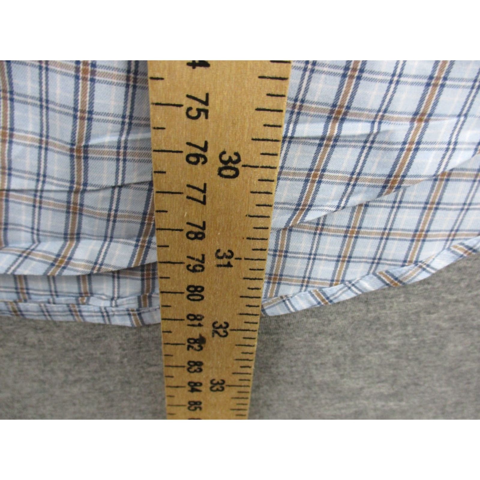 Peter Millar Peter Millar Crown Button Shirt Large Men Long Sleeve Blue Plaid Check Shirt Size US L / EU 52-54 / 3 - 7 Thumbnail