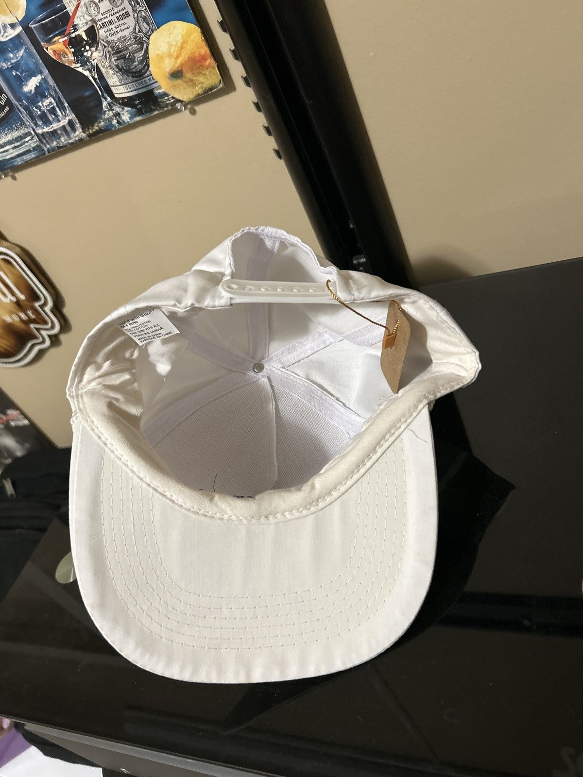 Vintage Vintage white trucker hat Size ONE SIZE - 2 Thumbnail