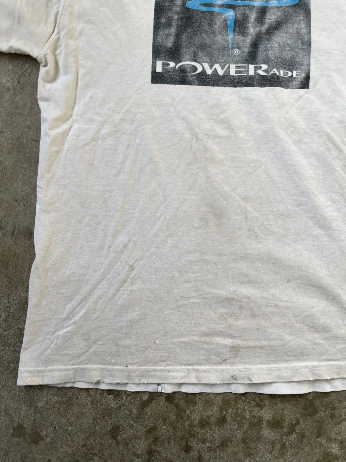 Fruit Of The Loom × Vintage Tattered Distressed Vintage Powerade Tee Shirt Rare Size US M / EU 48-50 / 2 - 3 Thumbnail