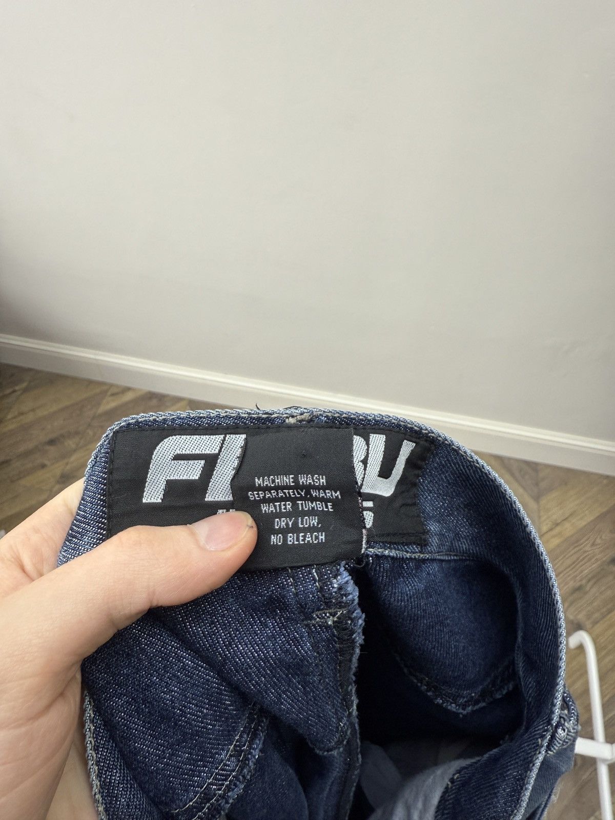 Fubu Vintage FUBU FB Collection Baggy Jeans Blue Y2K Hip Hop Rap Size US 30 / EU 46 - 20 Thumbnail