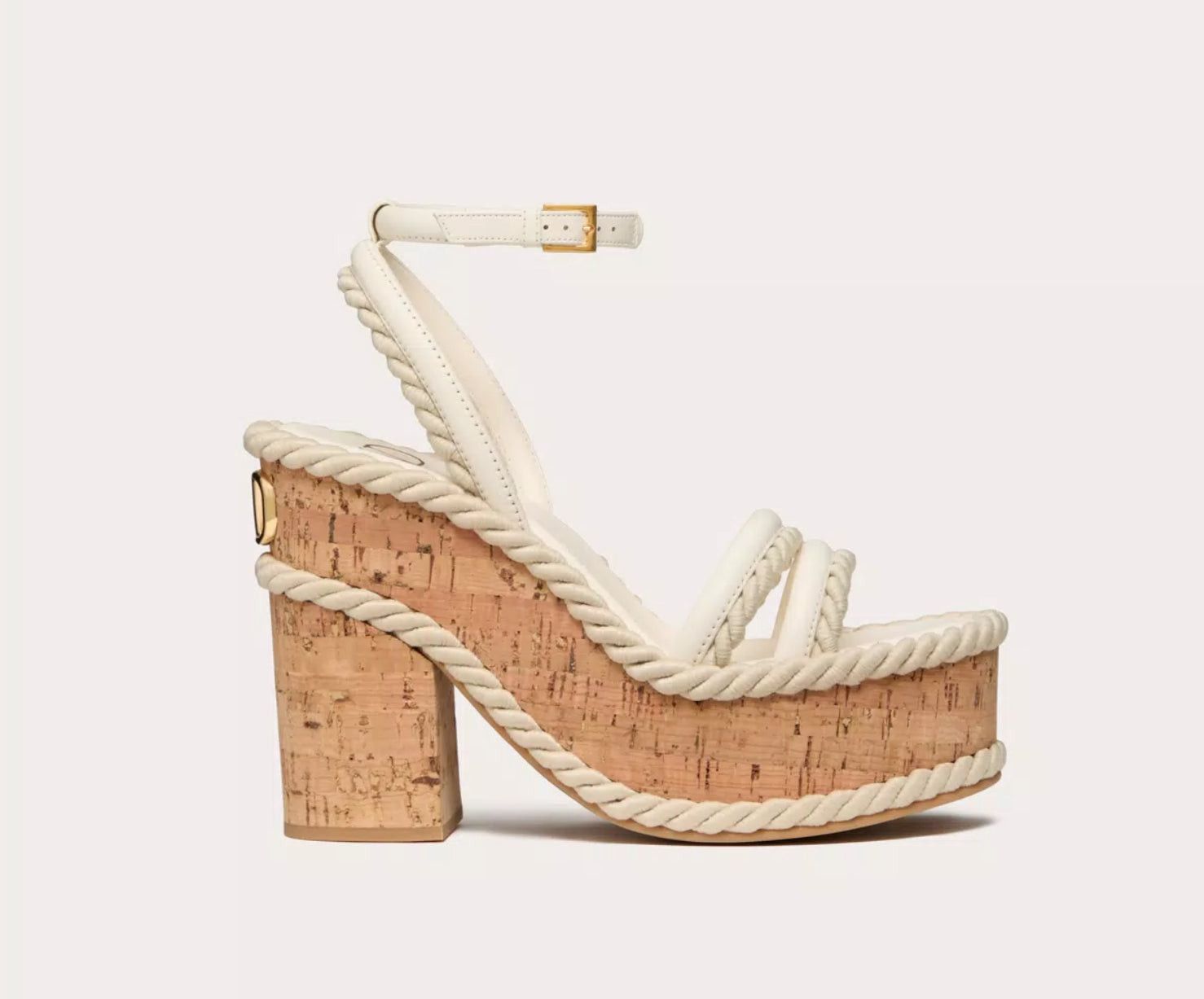 Valentino Vlogo Summerblocks Wedge Sandals SIZE 38