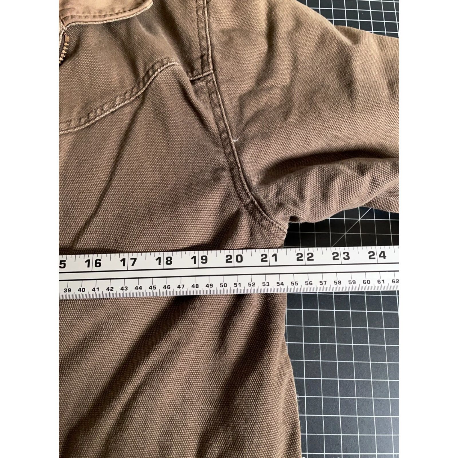 Vintage Cabela's Fleece Lined Canvas Chore Jacket Women's Medium Brown Blanket Stripe Size M / US 6-8 / IT 42-44 - 5 Thumbnail