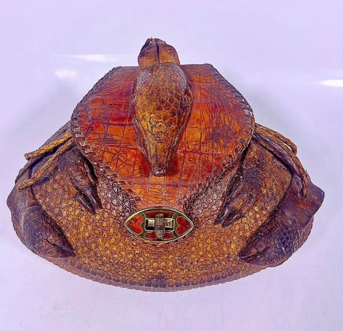 1960's Armadillo Taxidermy bag