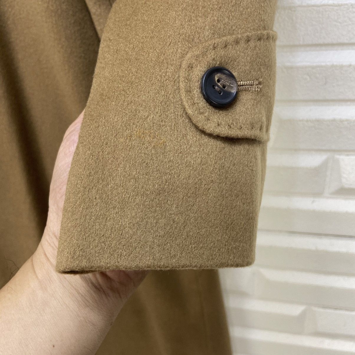 Ermenegildo Zegna Cloth by Ermenegildo Zegna Italy 100% Cashmere Long Overcoat Size US S / EU 44-46 / 1 - 7 Thumbnail