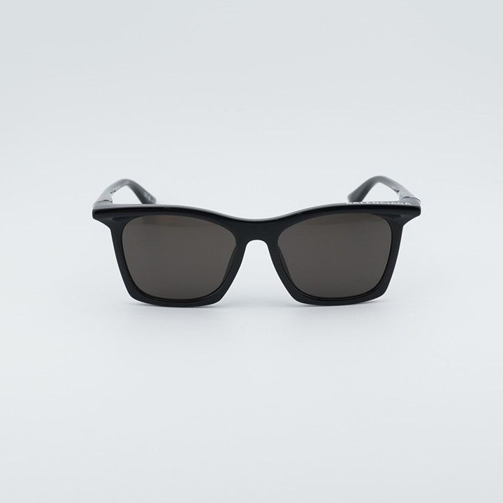 Balenciaga Balenciaga BB0099SA 001 Sunglasses Black Square Frame Size ONE SIZE - 4 Thumbnail