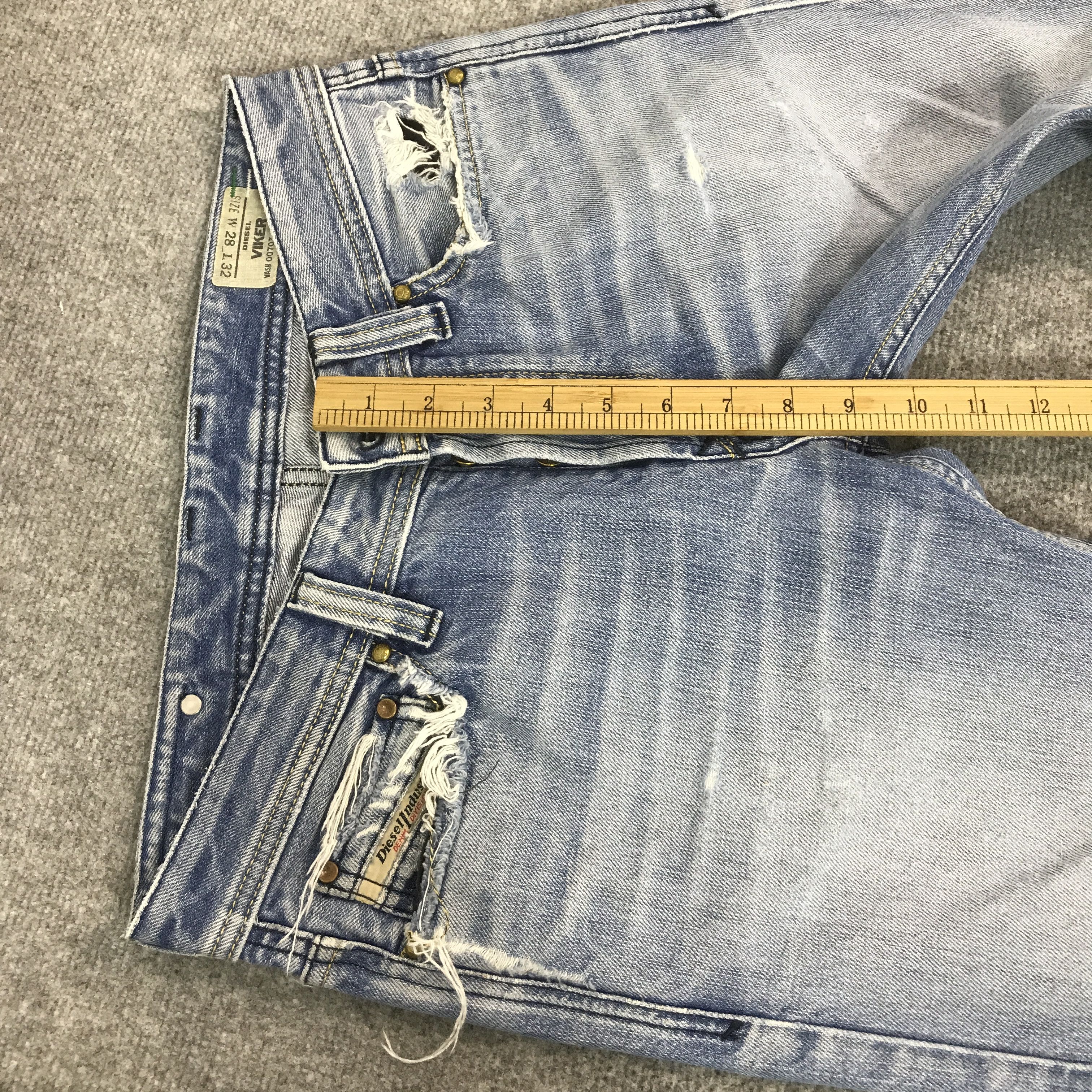 Diesel DIESEL INDUSTRIES DISTRESSED DENIM K54B16 Size US 29 - 8 Thumbnail