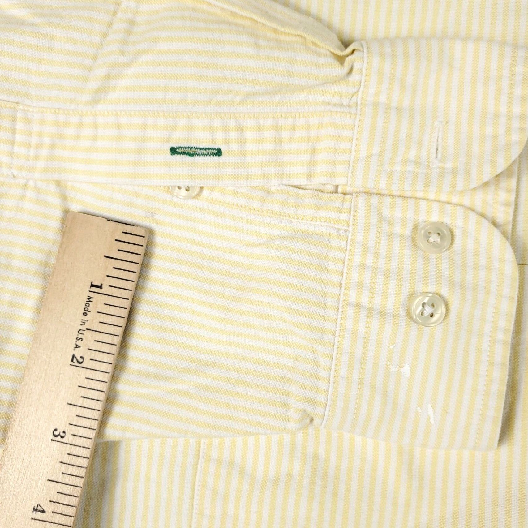 Tommy Hilfiger Tommy Hilfiger Shirt XL Yellow Striped Long Sleeve Button-Up Mens Size US XL / EU 56 / 4 - 5 Thumbnail