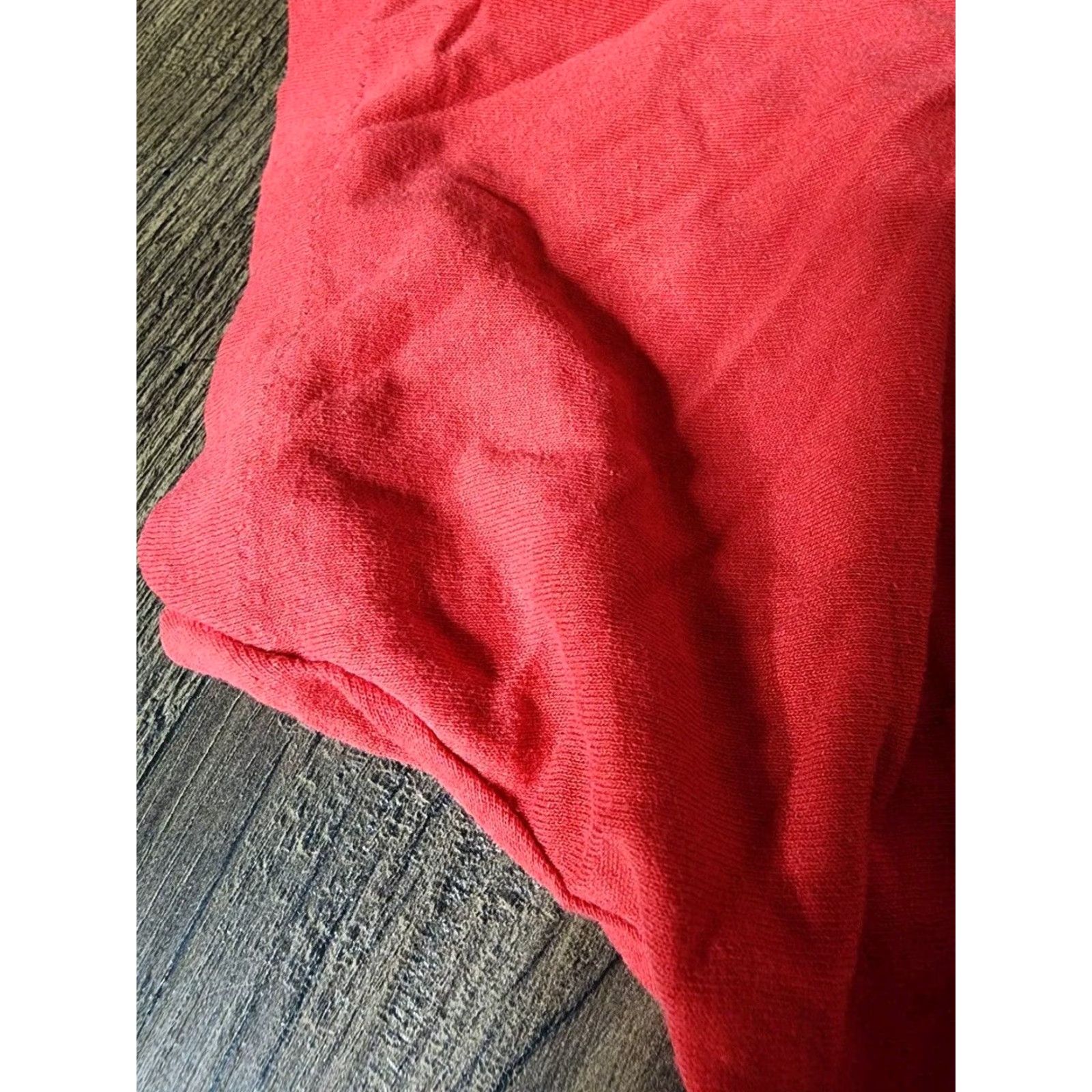 Vintage Vintage Men's M Georgia Spellout T-Shirt 1980s Red Crew Neck Short Sleeve All Seasons Size US M / EU 48-50 / 2 - 6 Thumbnail
