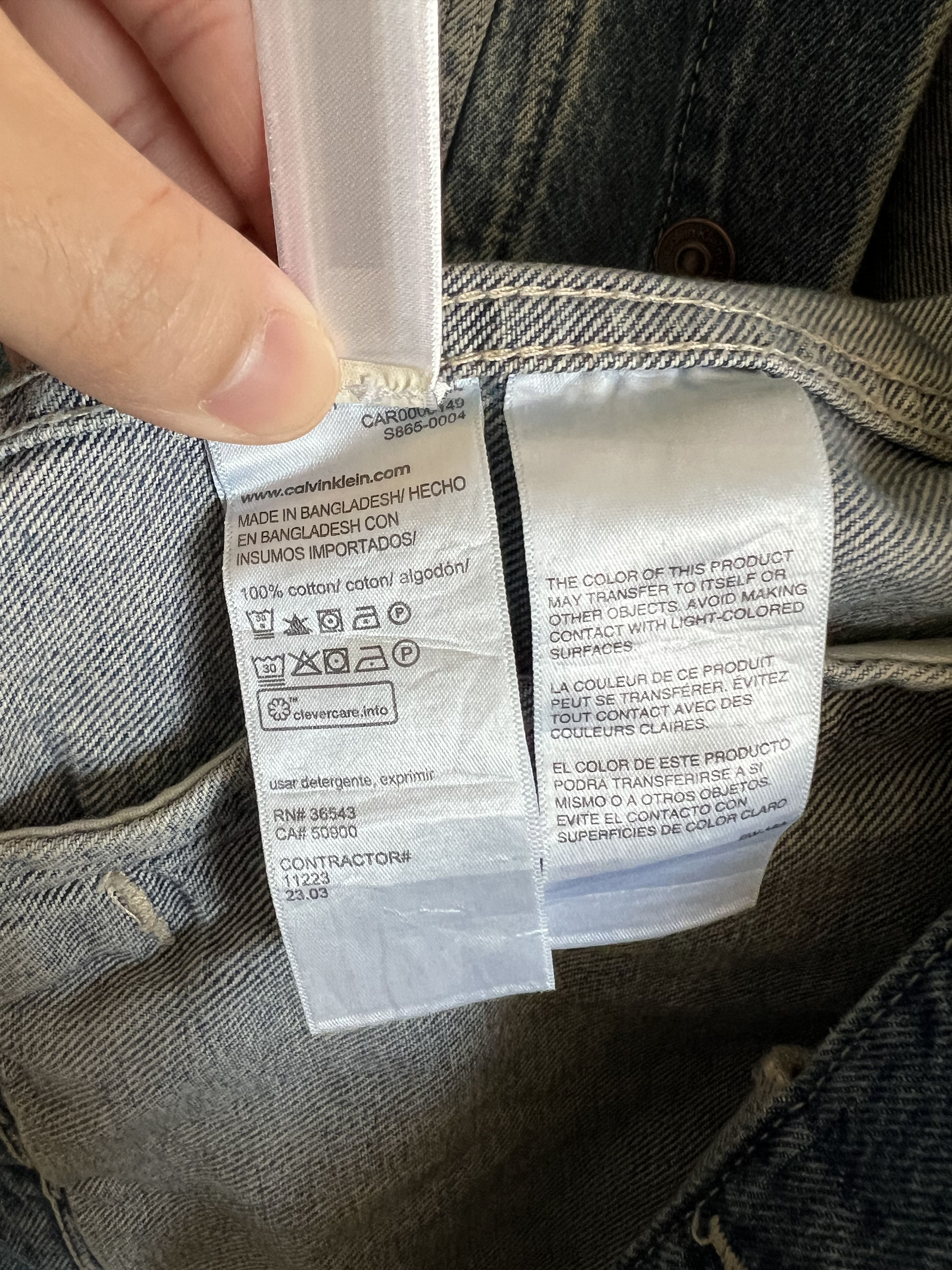 Calvin Klein Calvin Klein Denim Jacket Size US M / EU 48-50 / 2 - 5 Thumbnail