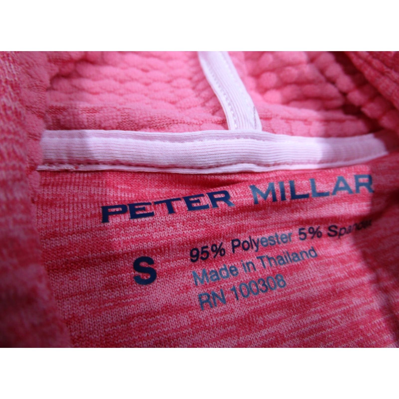 Peter Millar PETER MILLAR Jacket Women Small Pink MAVEN Full Zip Hoodie LACC US Open Golf - City Outdoor Sports - Womens - Regular Size Small - Pink - JACKET Size S / US 4 / IT 40 - 3 Thumbnail