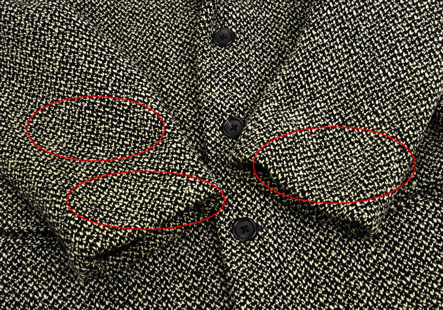 Yohji Yamamoto Yohji Yamamoto Wool Nylon Design Jacket Size US S / EU 44-46 / 1 - 11 Thumbnail