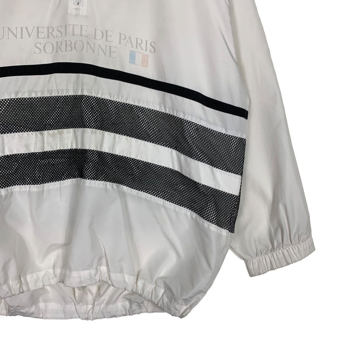 Vintage UNIVERSITE DE PARIS SORBONNE Big Logo Anorak #0379-C17 Size US L / EU 52-54 / 3 - 9 Thumbnail