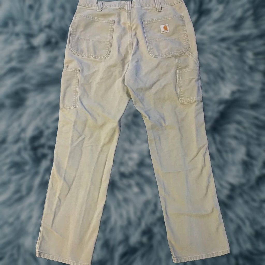 Carhartt VINTAGE Carhartt Pants 34/32 Relaxed Fit Tan 90s Grunge USA Outdoor Cargo Size US 34 / EU 50 - 1 Thumbnail