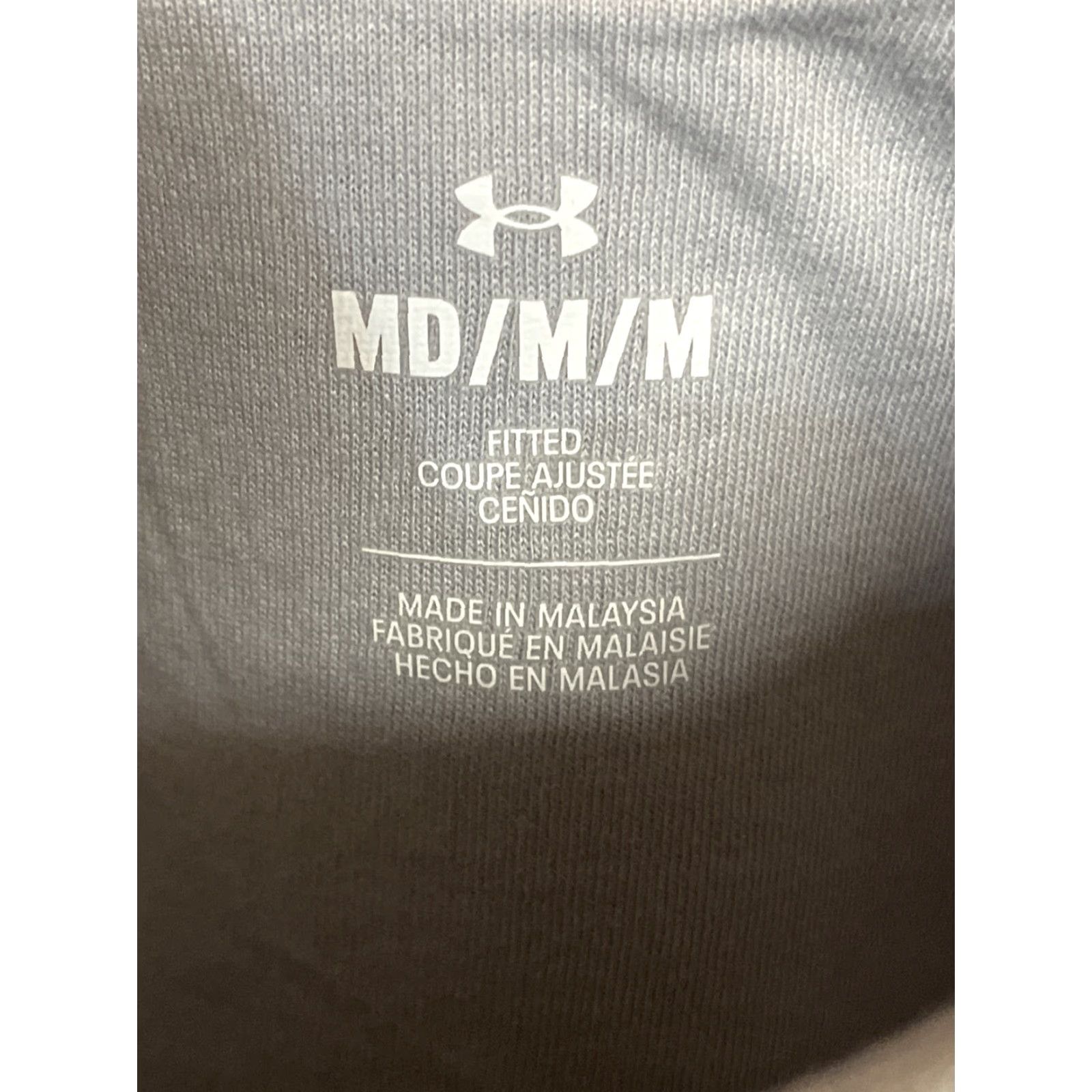 Under Armour Under Armour Womens Medium Gray Essential Fleece Playback Crop Tank Shirt Cropped Sleeveless Athletic Gym & Training Womens M Gray 1377523-011 Size M / US 6-8 / IT 42-44 - 3 Thumbnail
