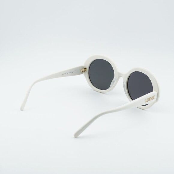 Loewe Loewe LW40135I 25A Sunglasses Ivory Round Frame, Smoke Size ONE SIZE - 9 Thumbnail