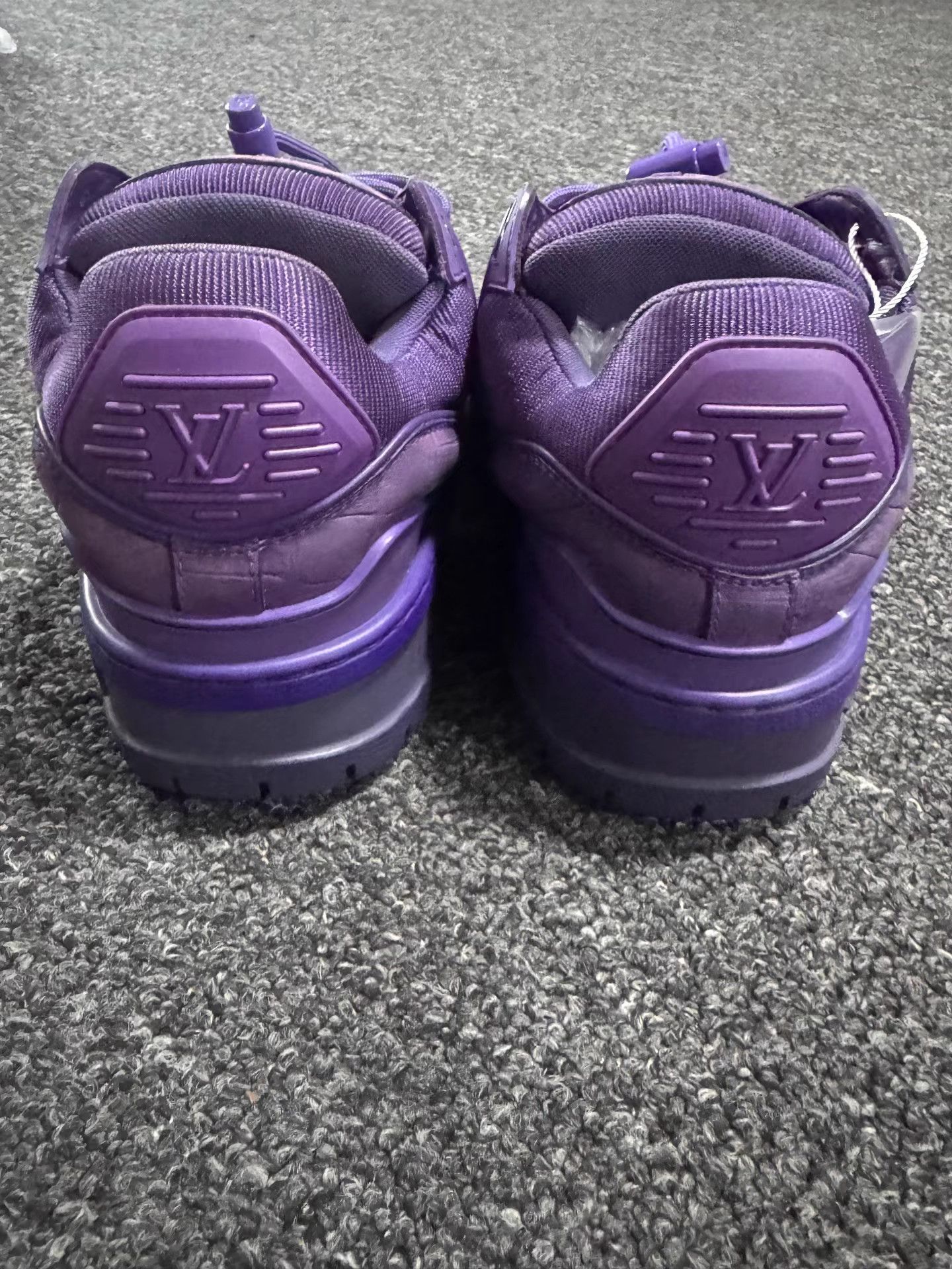 Louis Vuitton Louis Vuitton Trainer Purple Low-Top Sneakers K13 Size US 6.5 / IT 36.5 - 3 Thumbnail