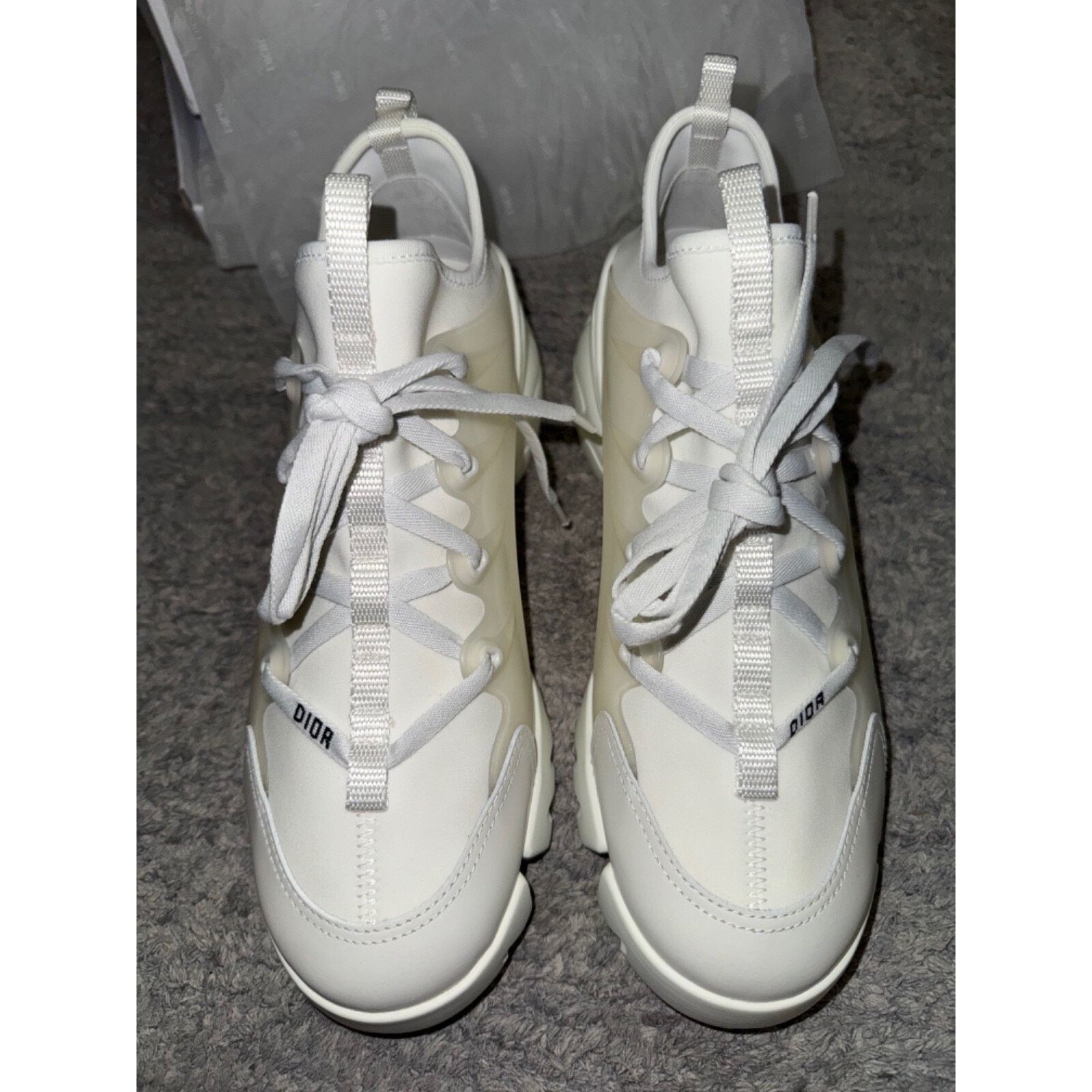 Dior Dior D-Connect Neoprene Logo Tie Flat Platform Sneaker 39 Size US 9 / IT 39 - 6 Thumbnail
