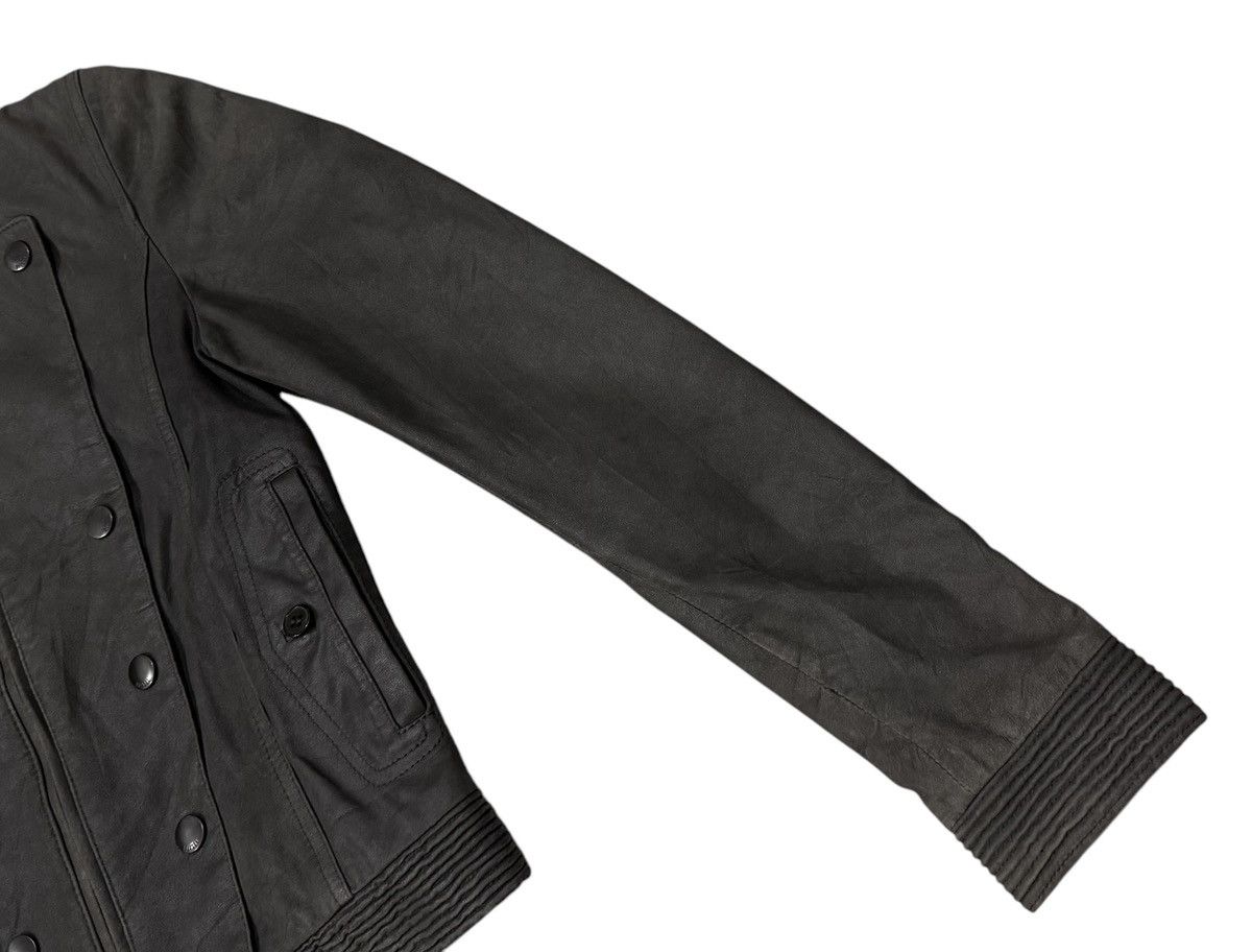 Diesel Black Gold Vintage Diesel Lamb Leather Avant Garde Inspired Jacket Size XS / US 0-2 / IT 36-38 - 8 Thumbnail