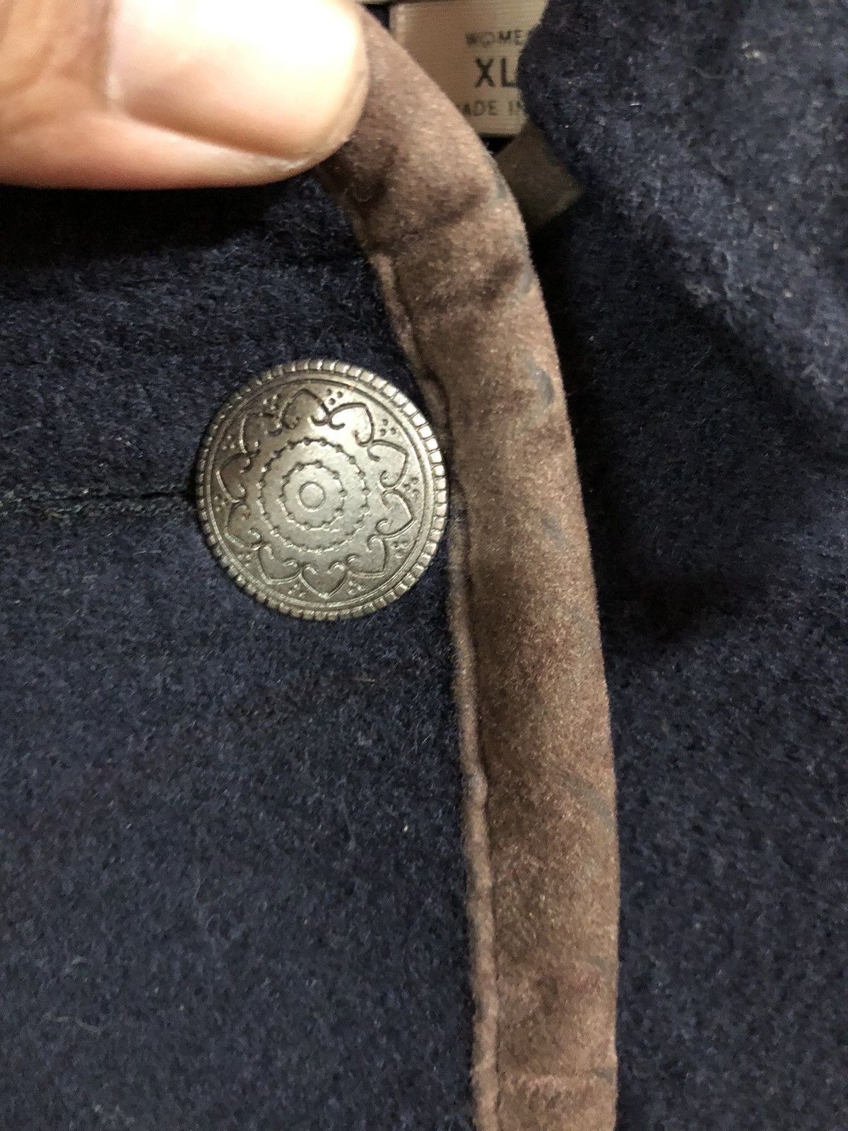 Vintage × Woolrich Woolen Mills Vintage 80’s Woolrich Wool Long Jacket Size XL / US 12-14 / IT 48-50 - 4 Thumbnail
