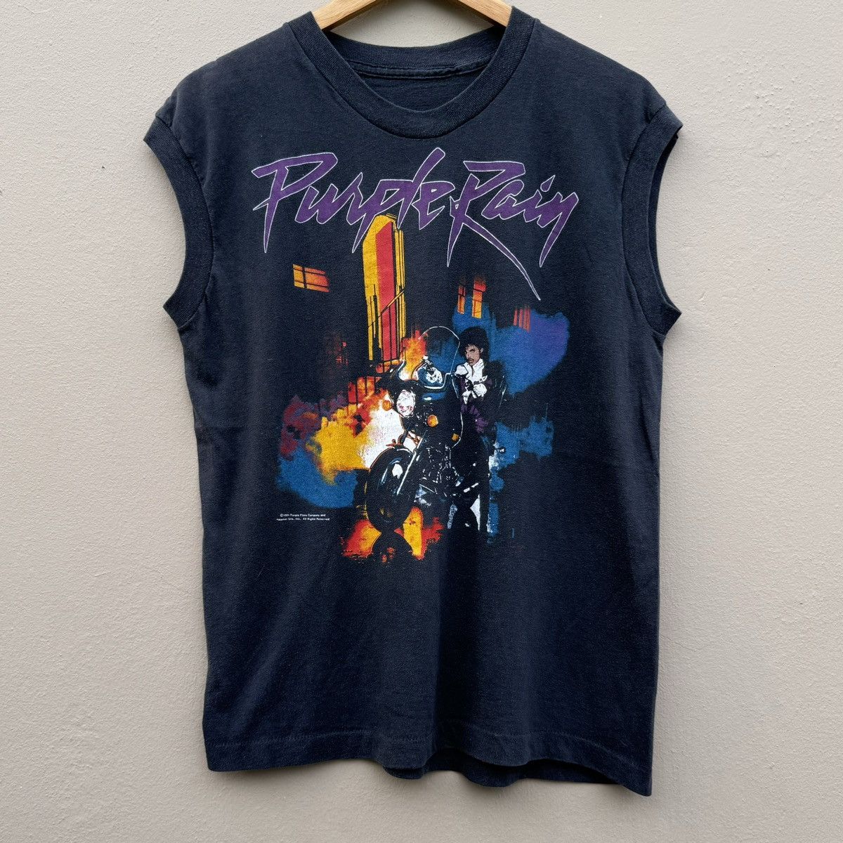 Vintage Vintage prince purple rain 1984 very rare tee Size US M / EU 48-50 / 2 - 1 Thumbnail