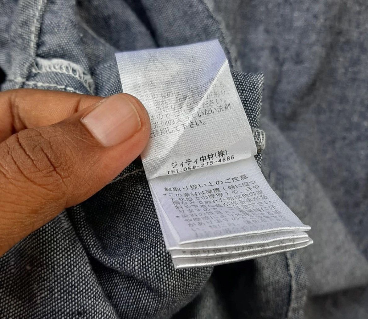 Hysteric Glamour 2000s In Tne Attic Japanese Poem Snap Denim Shirt y2k Size US M / EU 48-50 / 2 - 7 Thumbnail