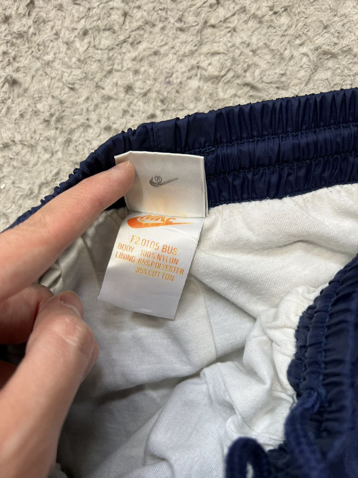 Nike Pants Nike Small Logo Vintage 80’s Ortalion Size US 31 - 4 Thumbnail