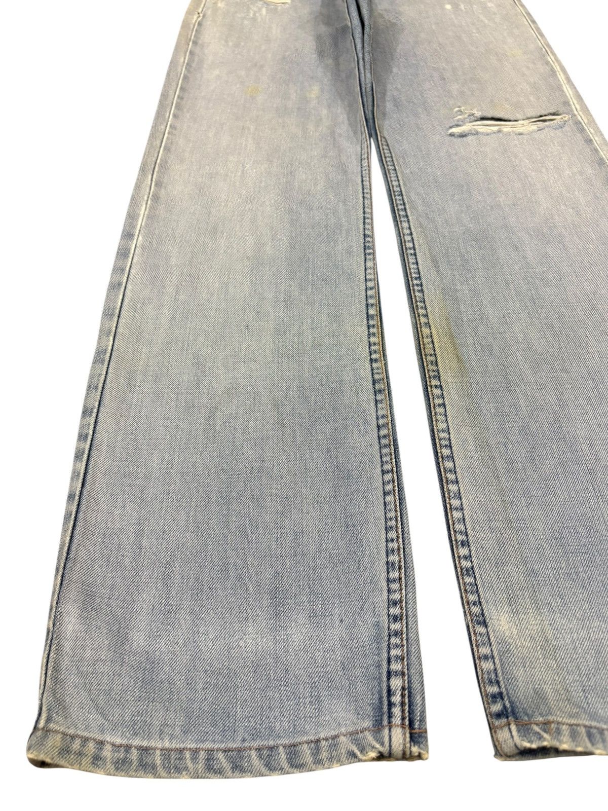 Levi's Vintage 90s Levis 508 Light Wash Distressed Loose Jeans Size US 30 / EU 46 - 6 Thumbnail