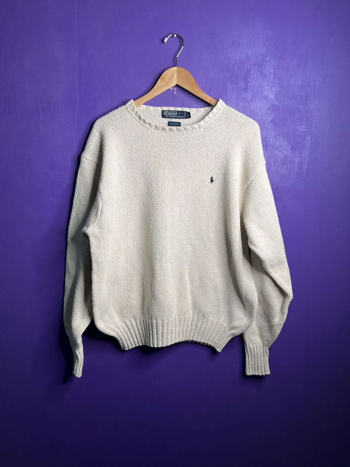 Polo Ralph Lauren × Vintage Vintage 90s Polo Ralph Lauren mannequin display sweater Size US XL / EU 56 / 4 - 1 Thumbnail
