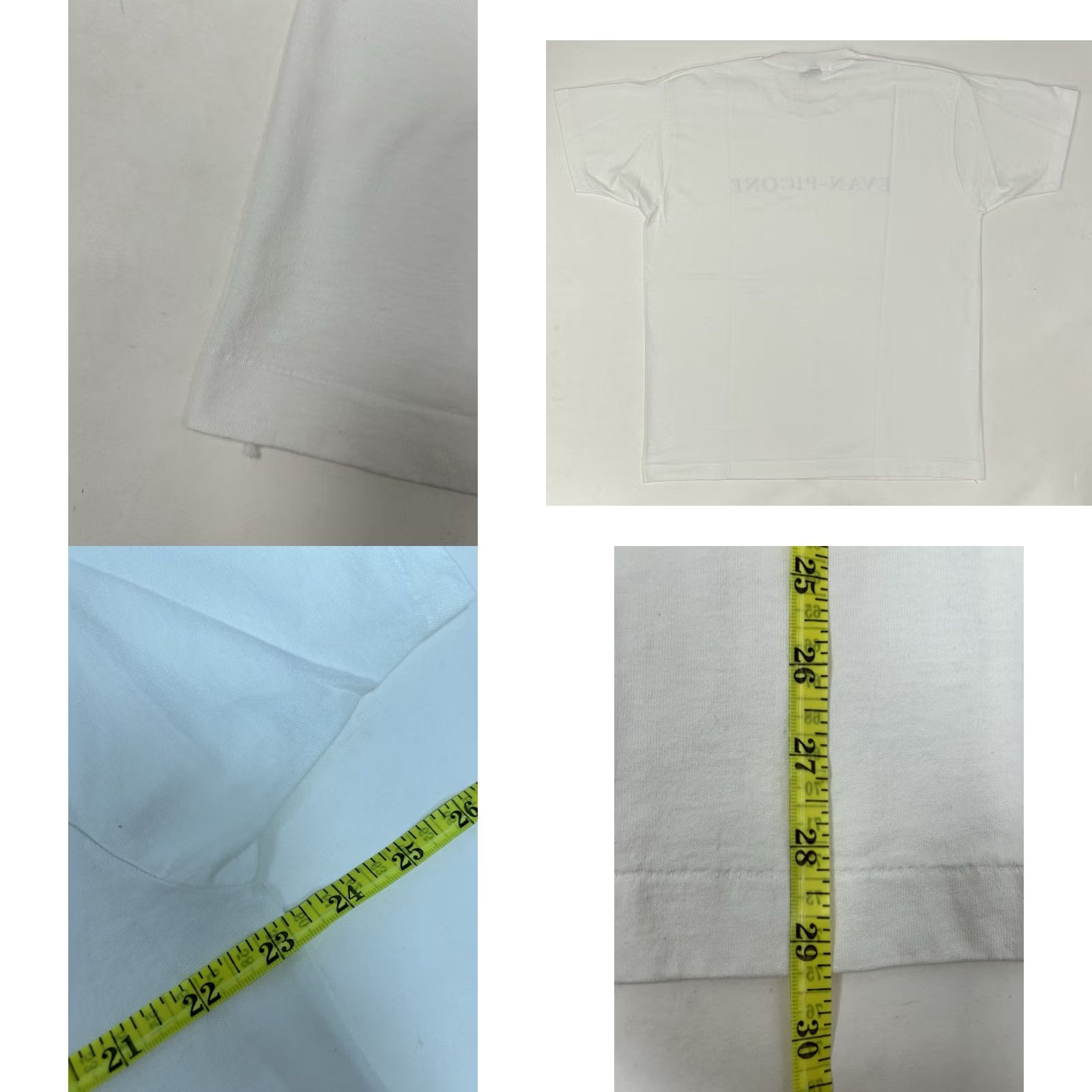 Evan Picone VINTAGE Evan Picone Shirt Adult XL White USA Spellout Brand Promo Tee Rare Screen Stars Tag 90s Size US XL / EU 56 / 4 - 8 Thumbnail