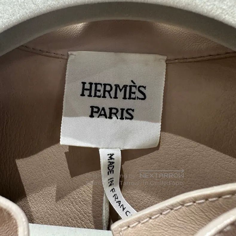 Hermes Hermes Zipper Stand Collar Leather and Fur Jacket Size S / US 4 / IT 40 - 3 Thumbnail