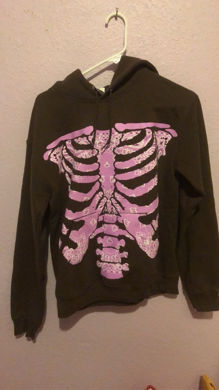 Jerzees Skeleton hoodie Size US S / EU 44-46 / 1 - 2 Thumbnail
