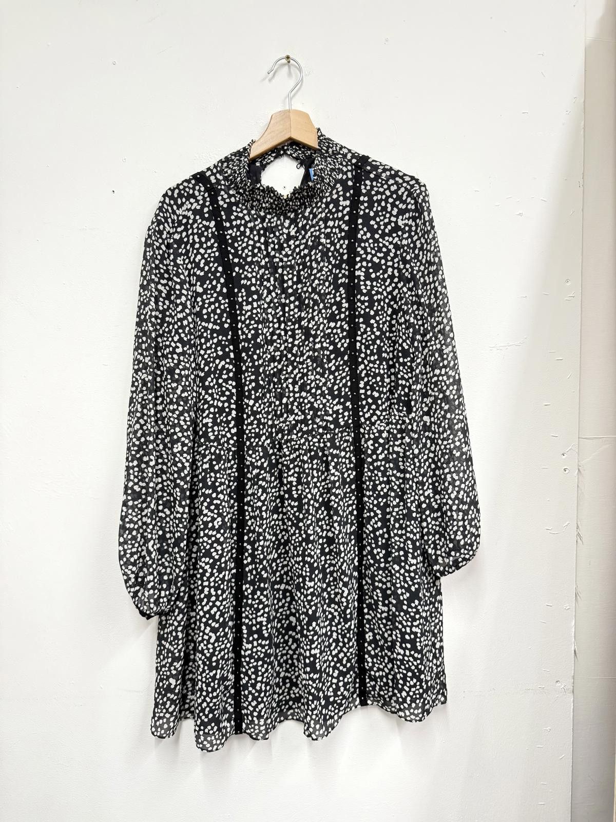 Other Mint Velvet Black and White Printed Dress Size 16 Size XL / US 12-14 / IT 48-50 - 4 Thumbnail