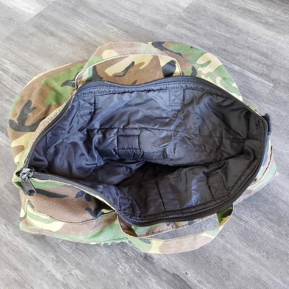 Designer Military Camo Flying Circle Aviator L Helmet Bag Size ONE SIZE - 3 Thumbnail
