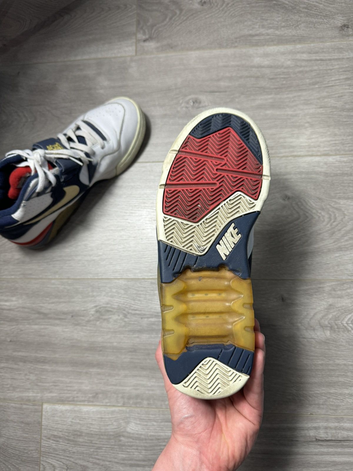 Nike × Vintage 2004 Nike Air Force 180 Olympic Dream Team Size US 10 / EU 43 - 18 Thumbnail
